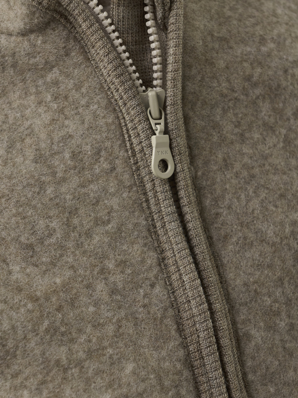 (480664) Jacket Ears Wool Fleece - Savannah Melange - MintMouse (Unicorner Concept Store)