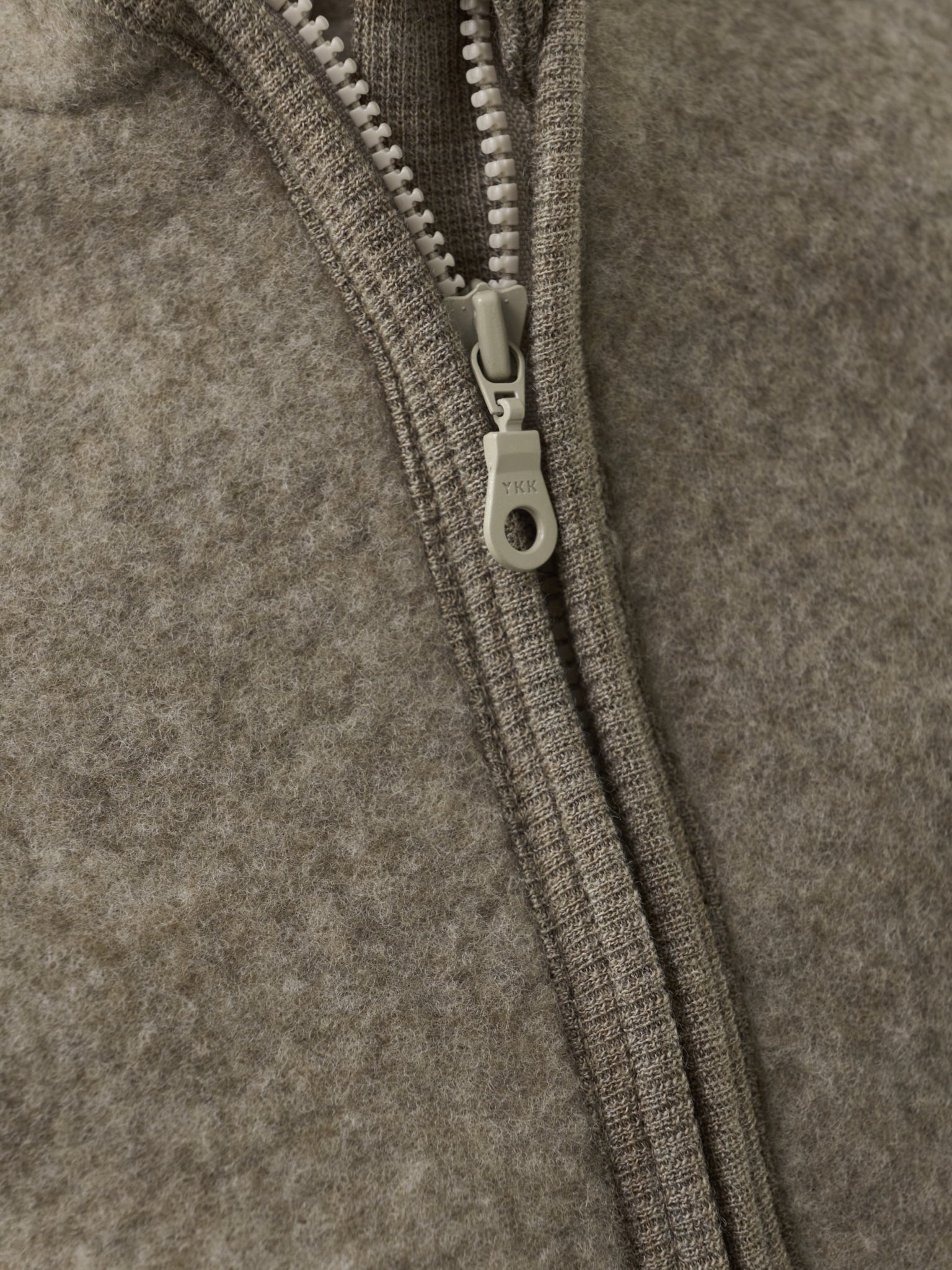 (480664) Jacket Ears Wool Fleece - Savannah Melange - MintMouse (Unicorner Concept Store)