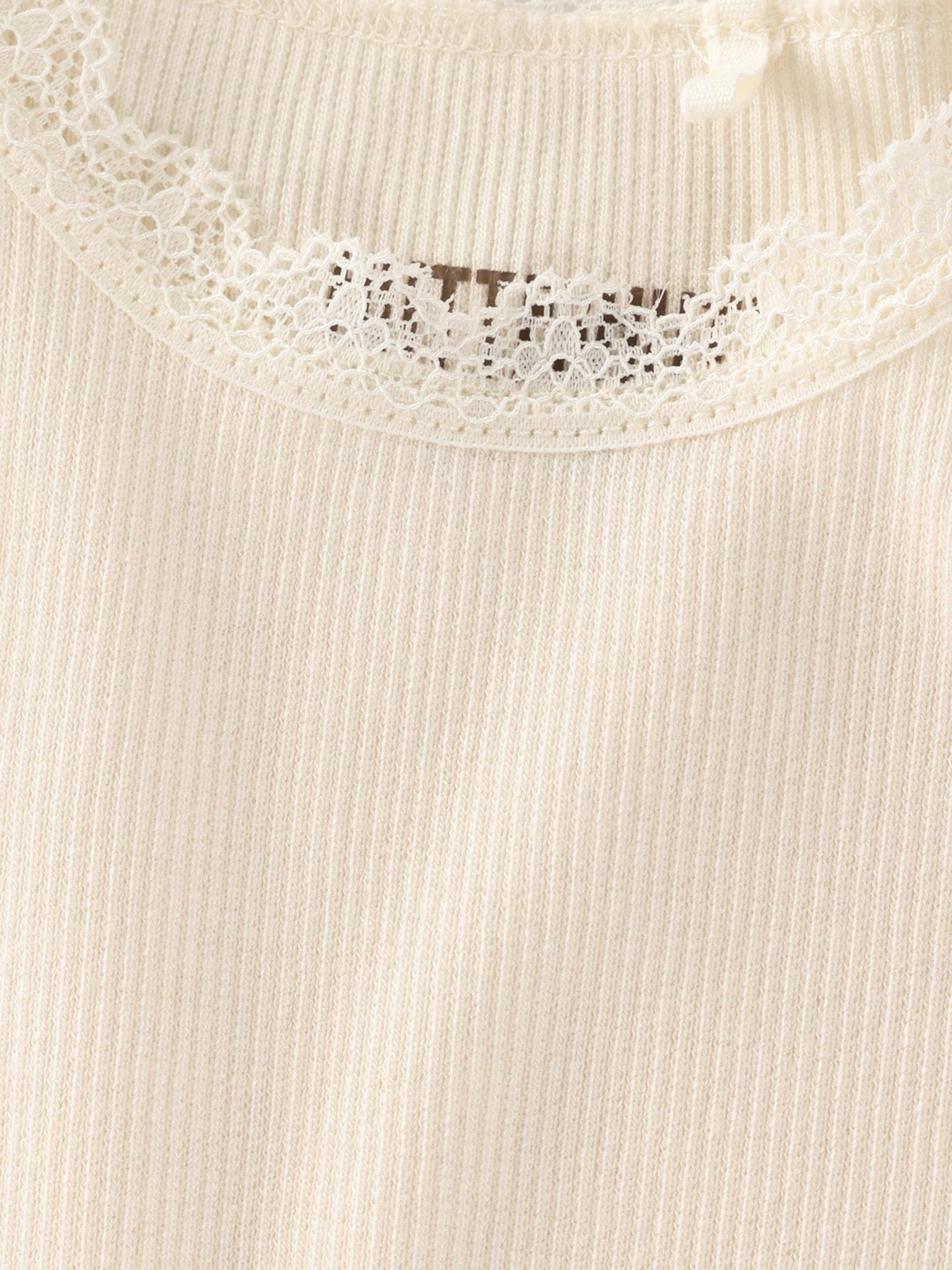 (480841 - 1015) Body LS Rib - Antique White - MintMouse (Unicorner Concept Store)