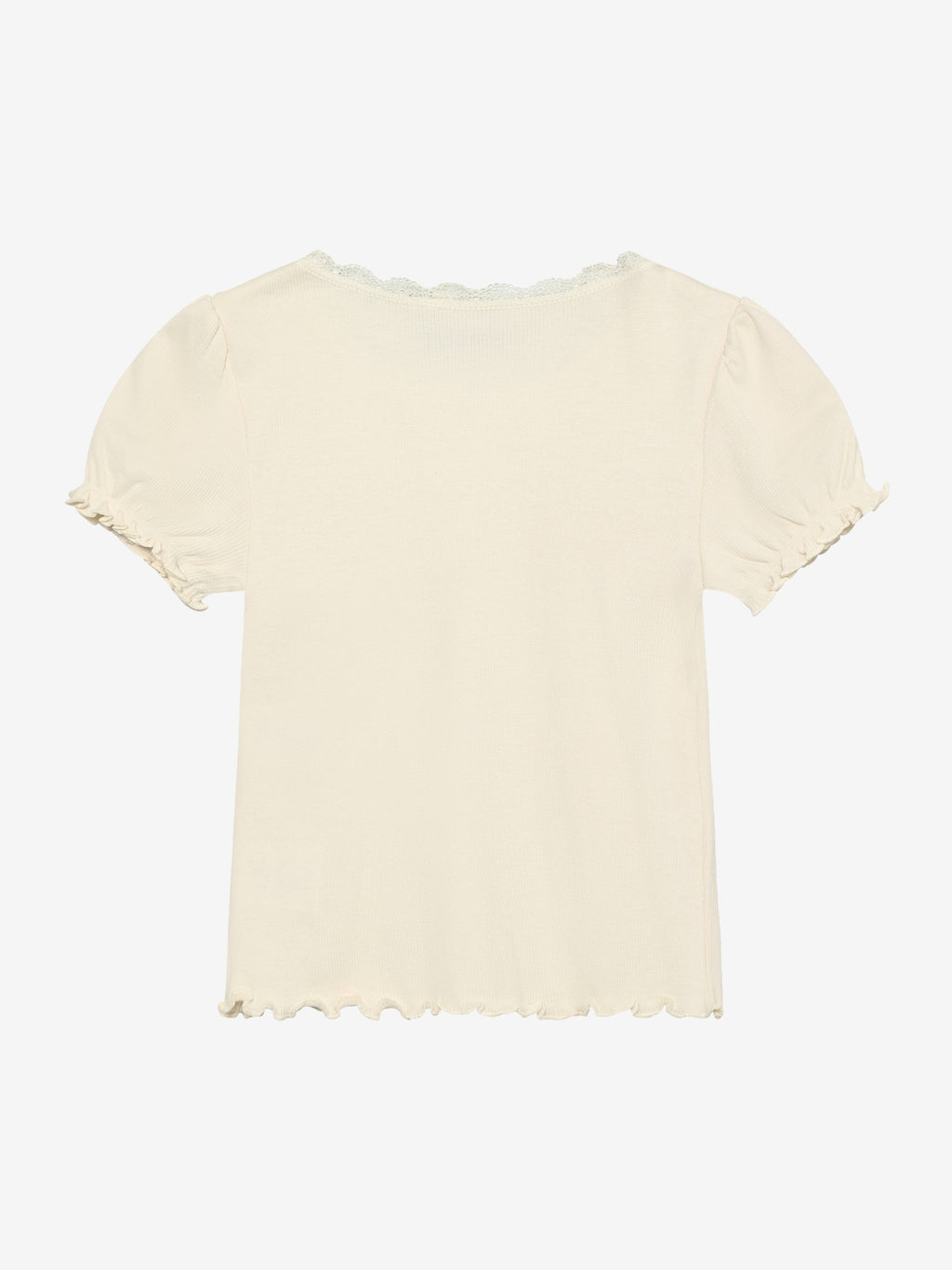 480883 T-shirt SS Rib - Antique White 1015 - MintMouse (Unicorner Concept Store)
