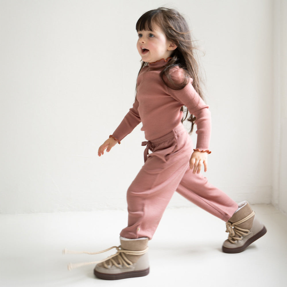 (480) Alfina - wool Blouse  Rose