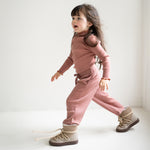 (480) Alfina - wool Blouse  Rose