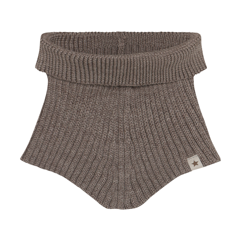 (481018) Neck Warmer Wool Knit - Cinder Melange