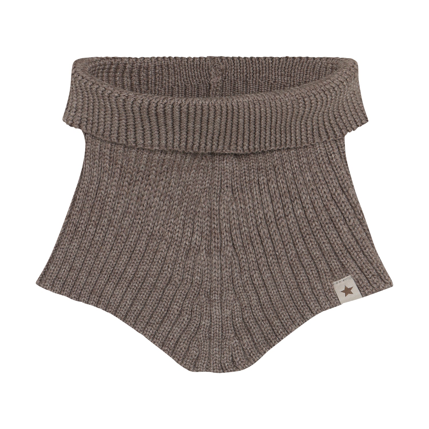 (481018) Neck Warmer Wool Knit - Cinder Melange