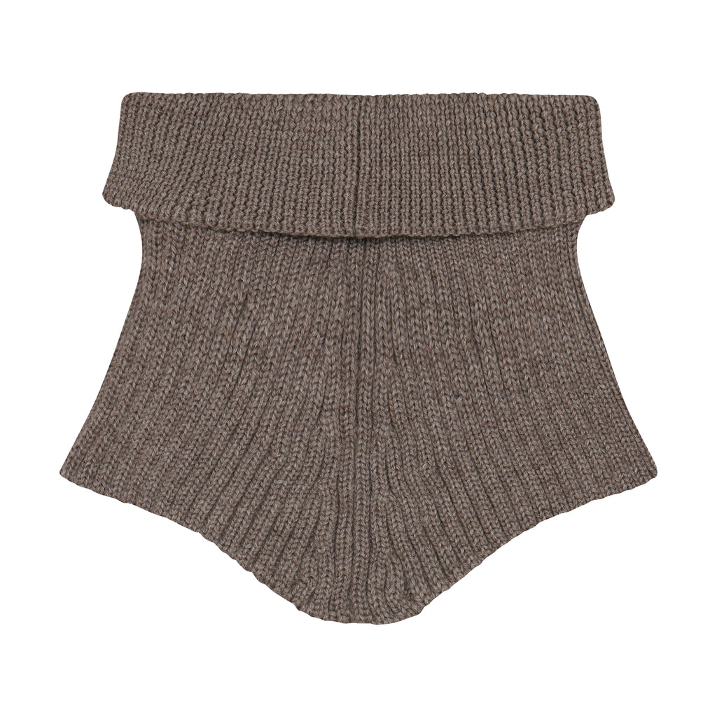 (481018) Neck Warmer Wool Knit - Cinder Melange
