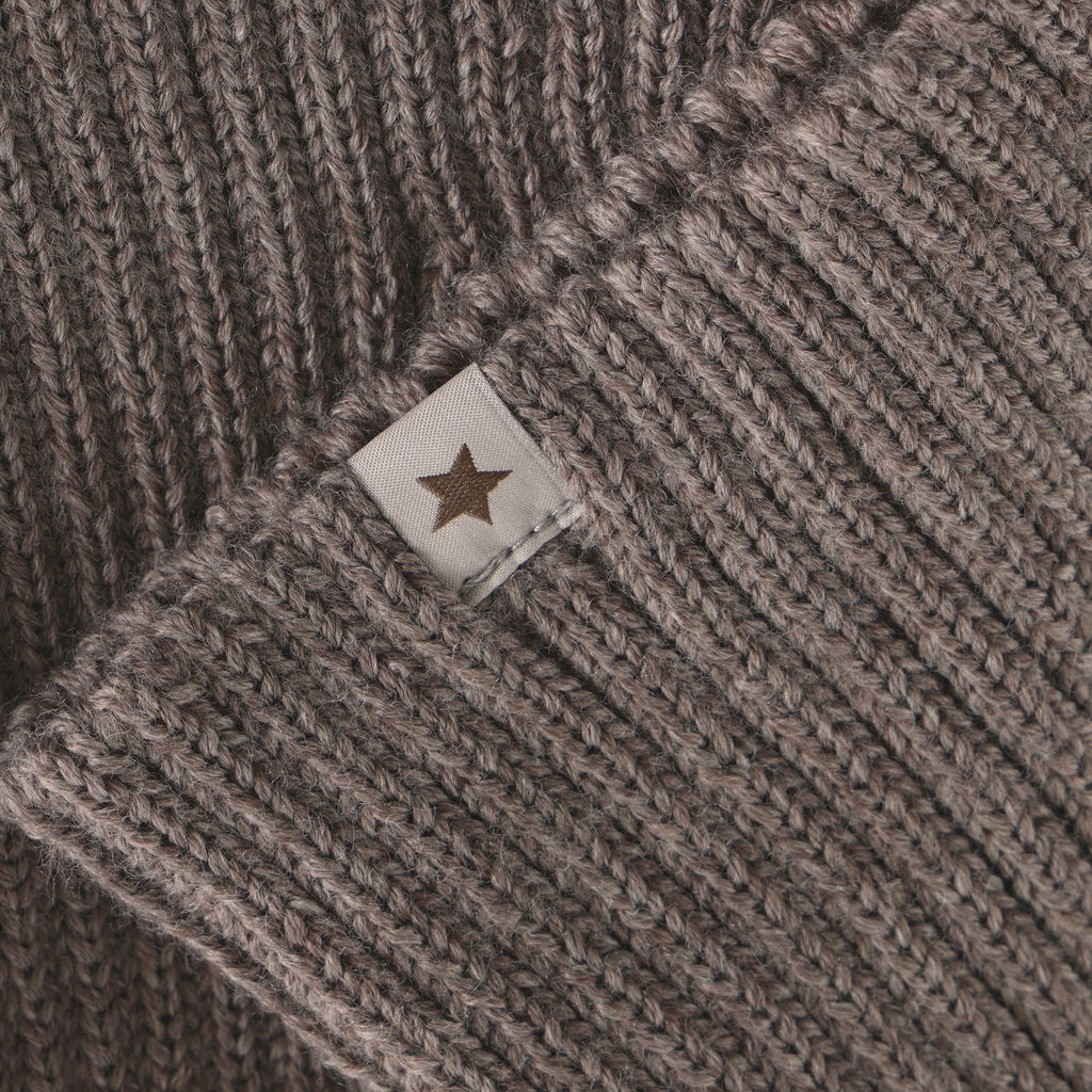 (481018) Neck Warmer Wool Knit - Cinder Melange