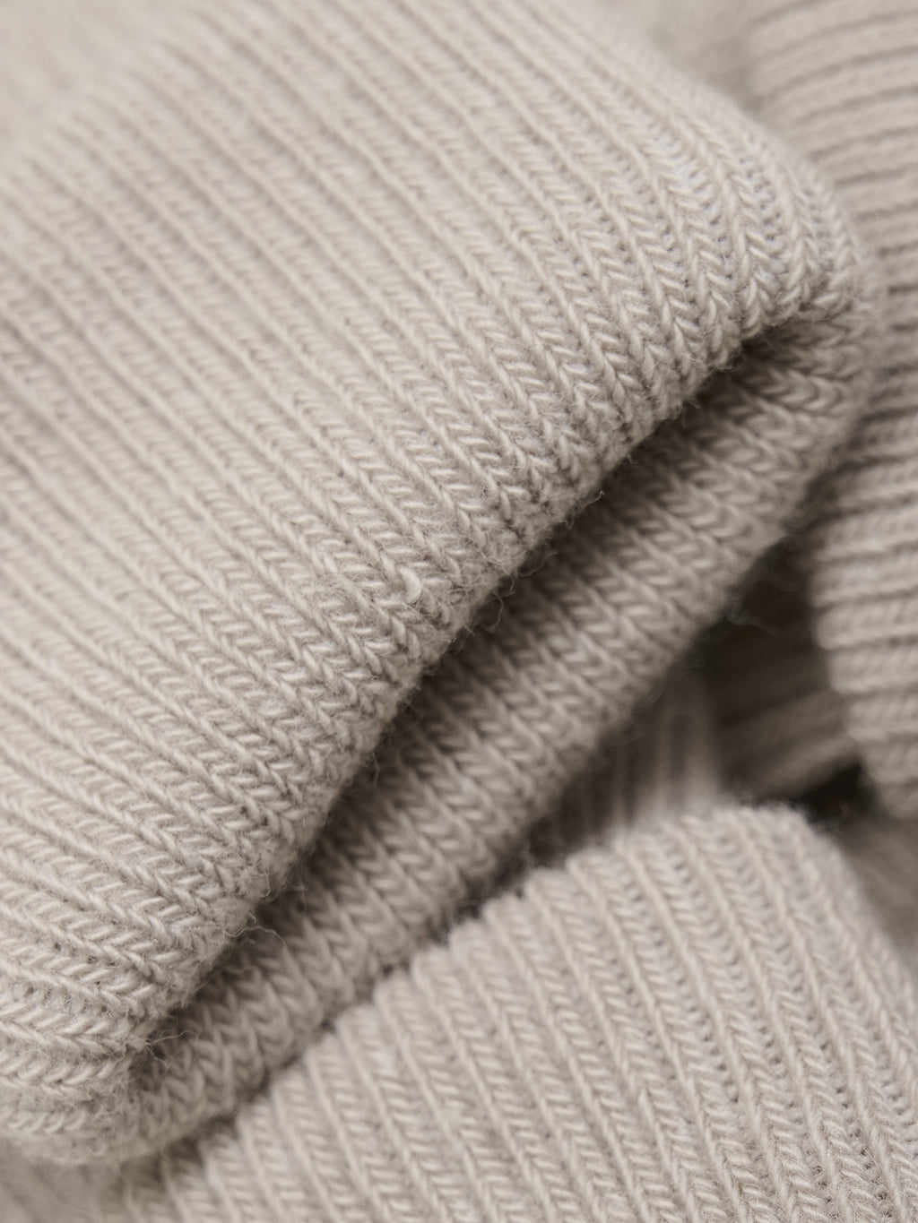 5068 Minymo - Baby rib sock w. fold (2-pack) - Light Taupe - MintMouse (Unicorner Concept Store)