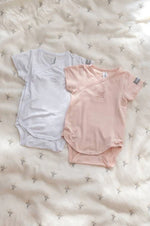 Short sleeved bodysuit pack- 2pc - PINK 04
