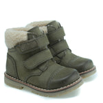 (EV2447C-2/ EV2448C-2) Emel winter boots velcro green