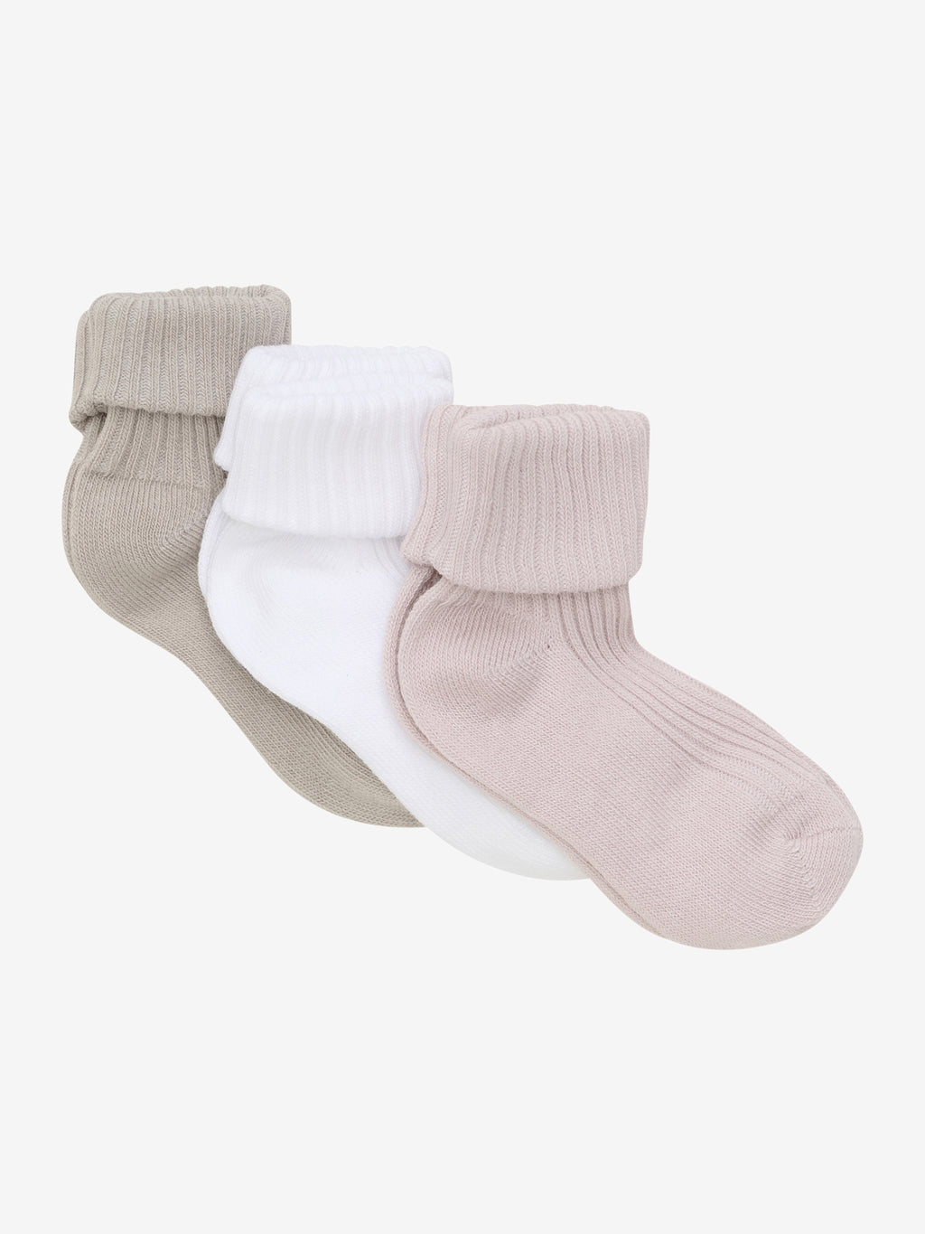 5755 Minymo - Baby sock rib (3 pack) - Shell - MintMouse (Unicorner Concept Store)