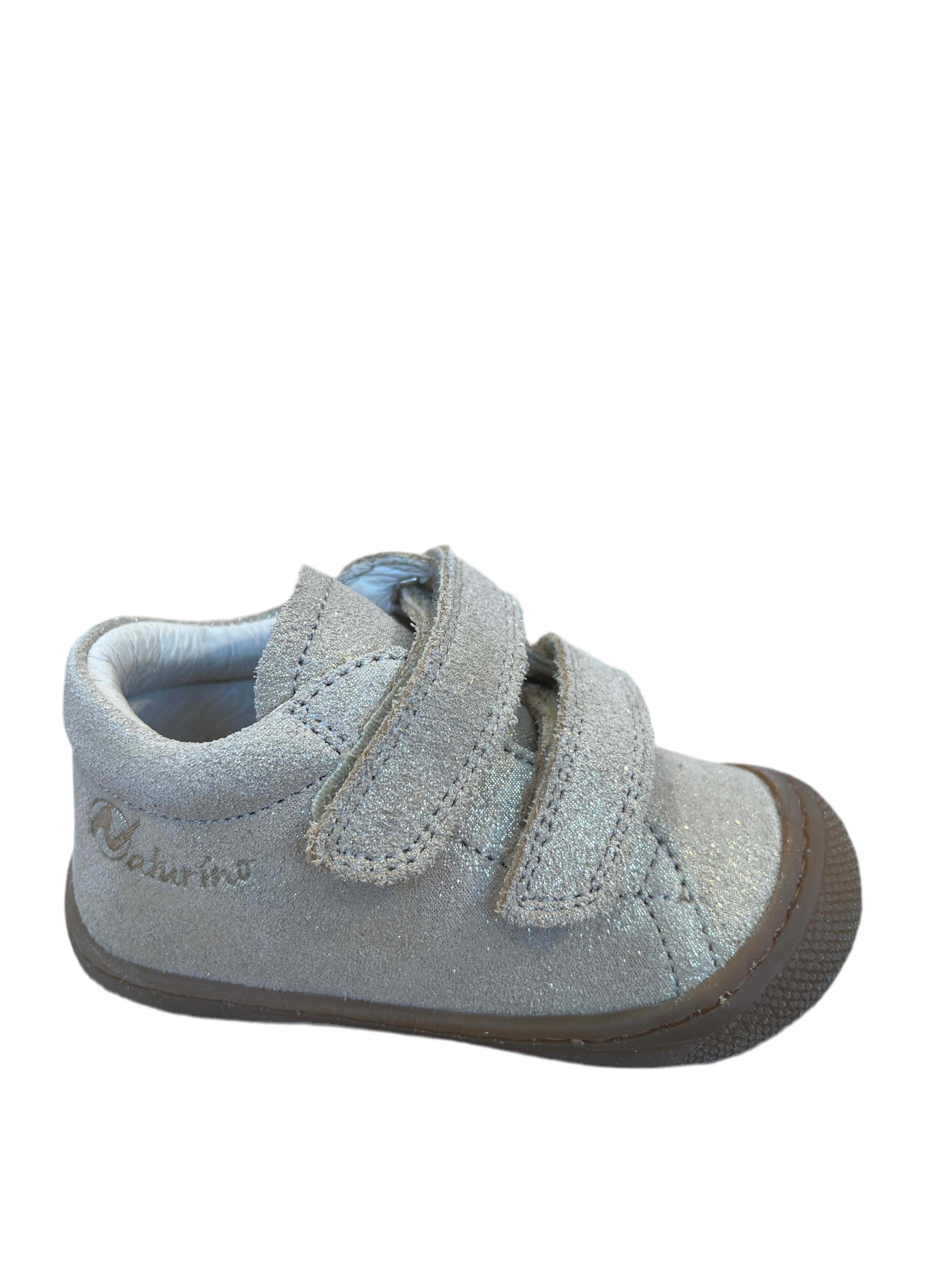 Naturino Cocoon VL Suede Glitter - Platinum - MintMouse (Unicorner Concept Store)