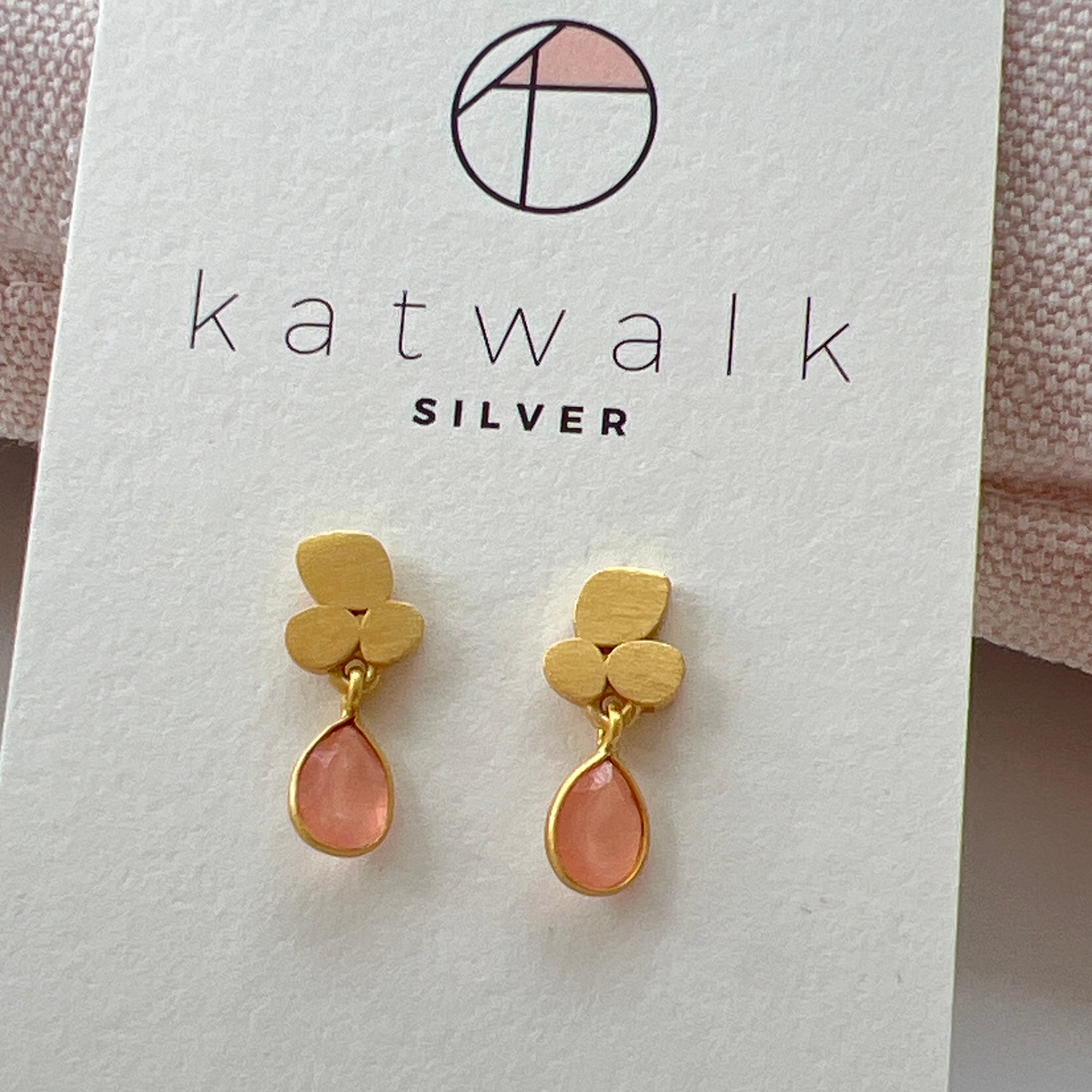 EARRING LITTLE FLOWER ORANGE - MintMouse (Unicorner Concept Store)