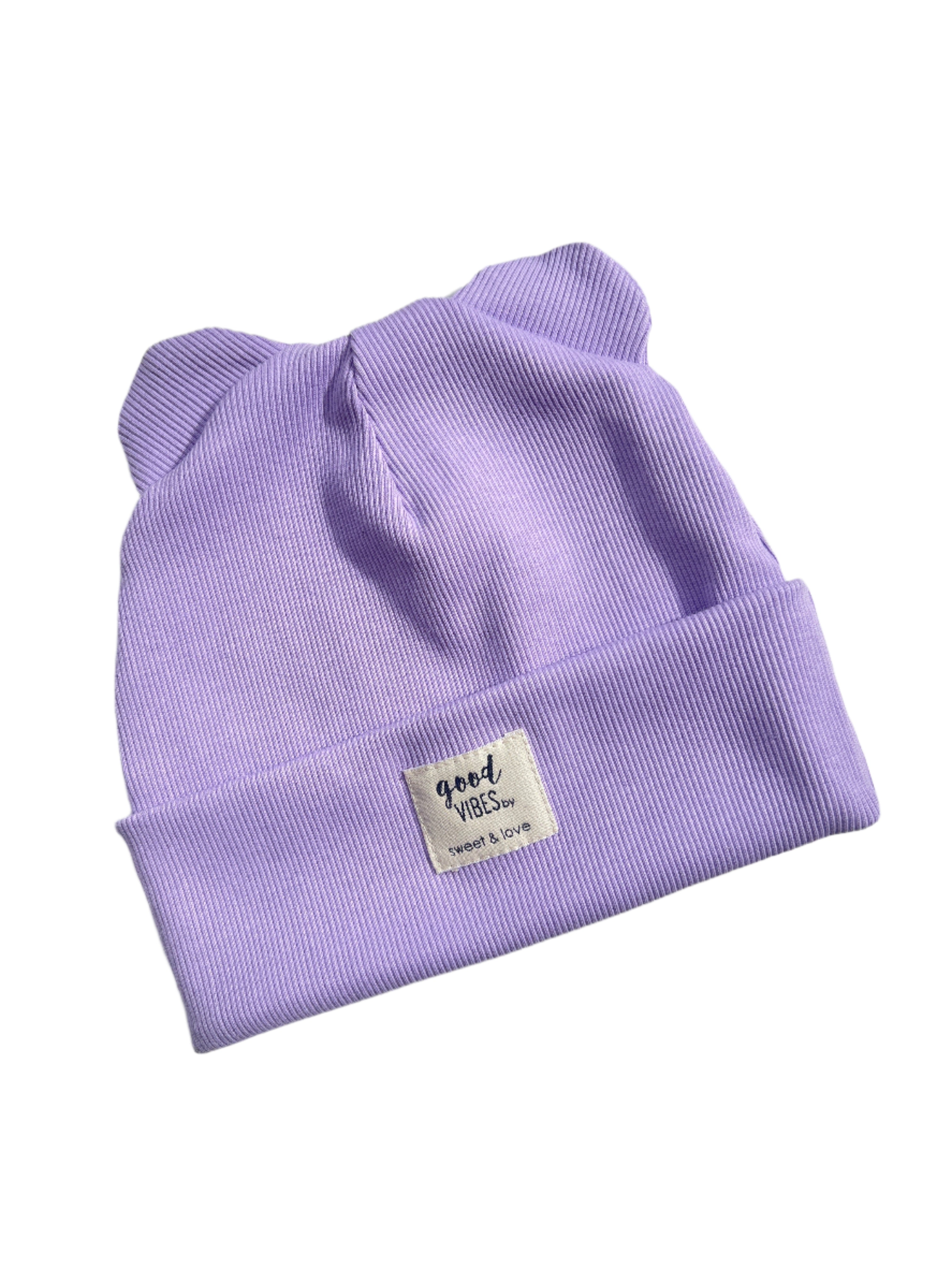Bear beanie folded - Lila - MintMouse (Unicorner Concept Store)