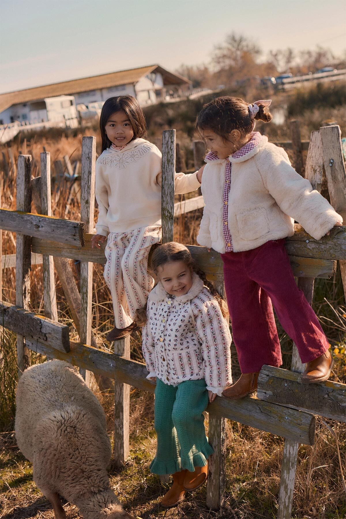 Reversible Coat Jasmina - Raspberry Checks