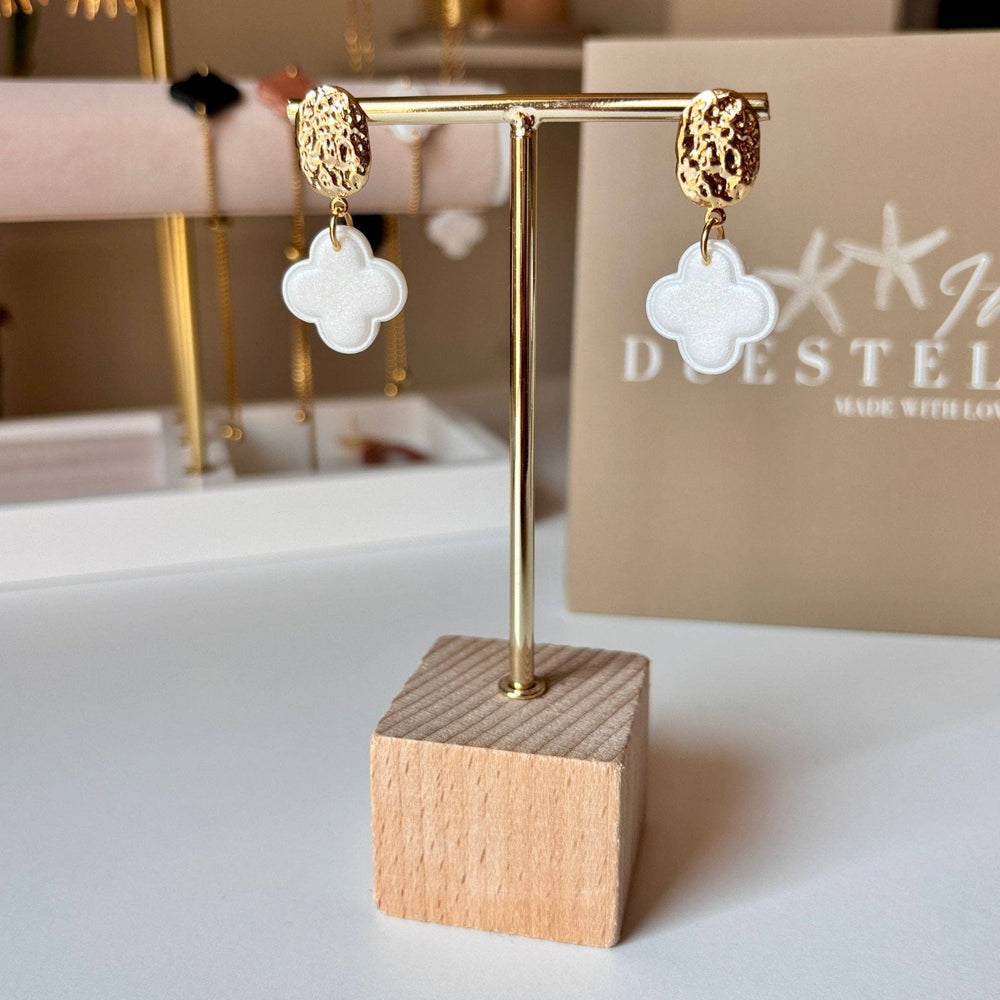 PURE CLOVER DROP - EARRINGS: Sable