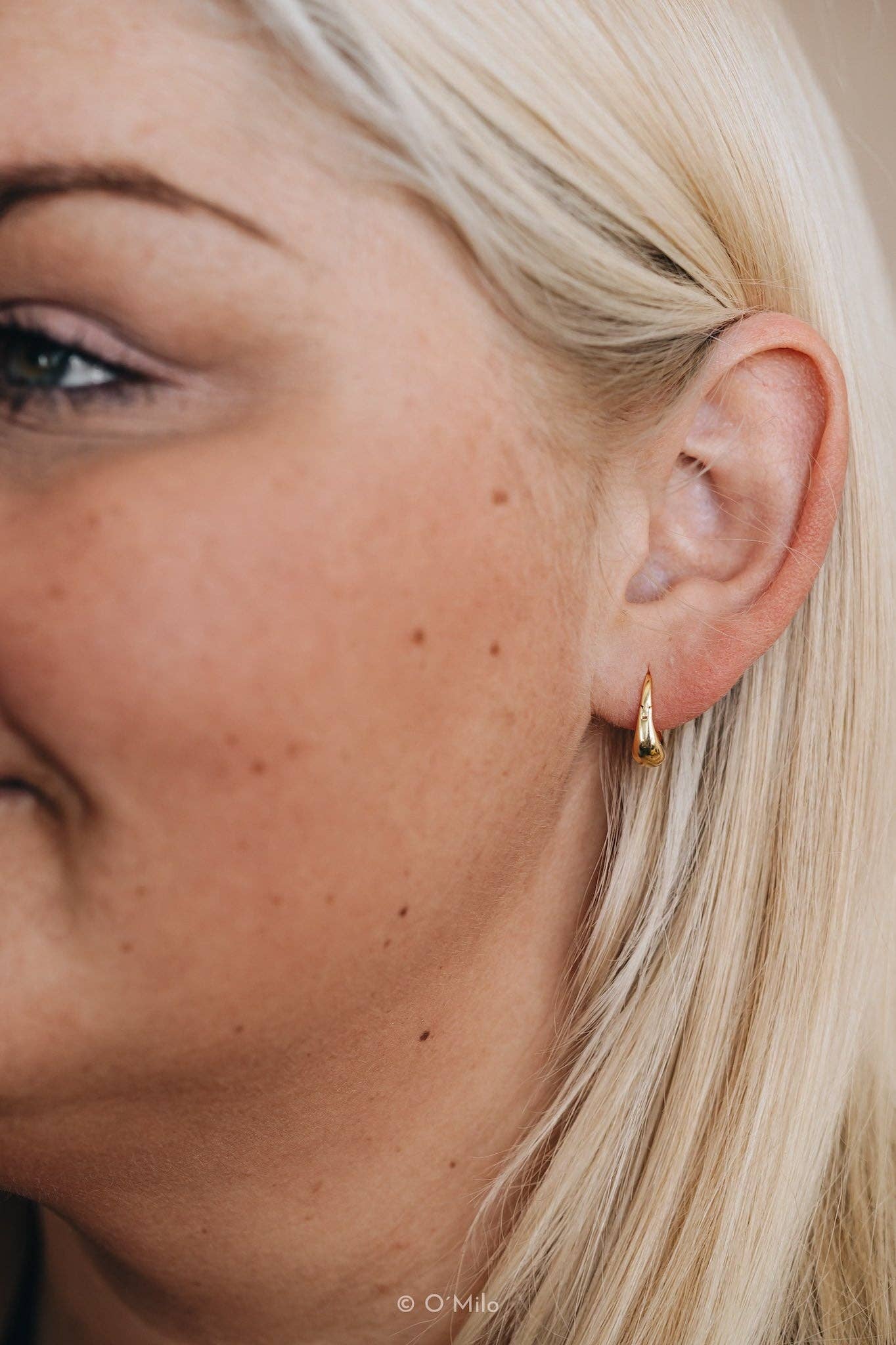 Chunky Raindrop Hoops. Delia: Big - MintMouse (Unicorner Concept Store)