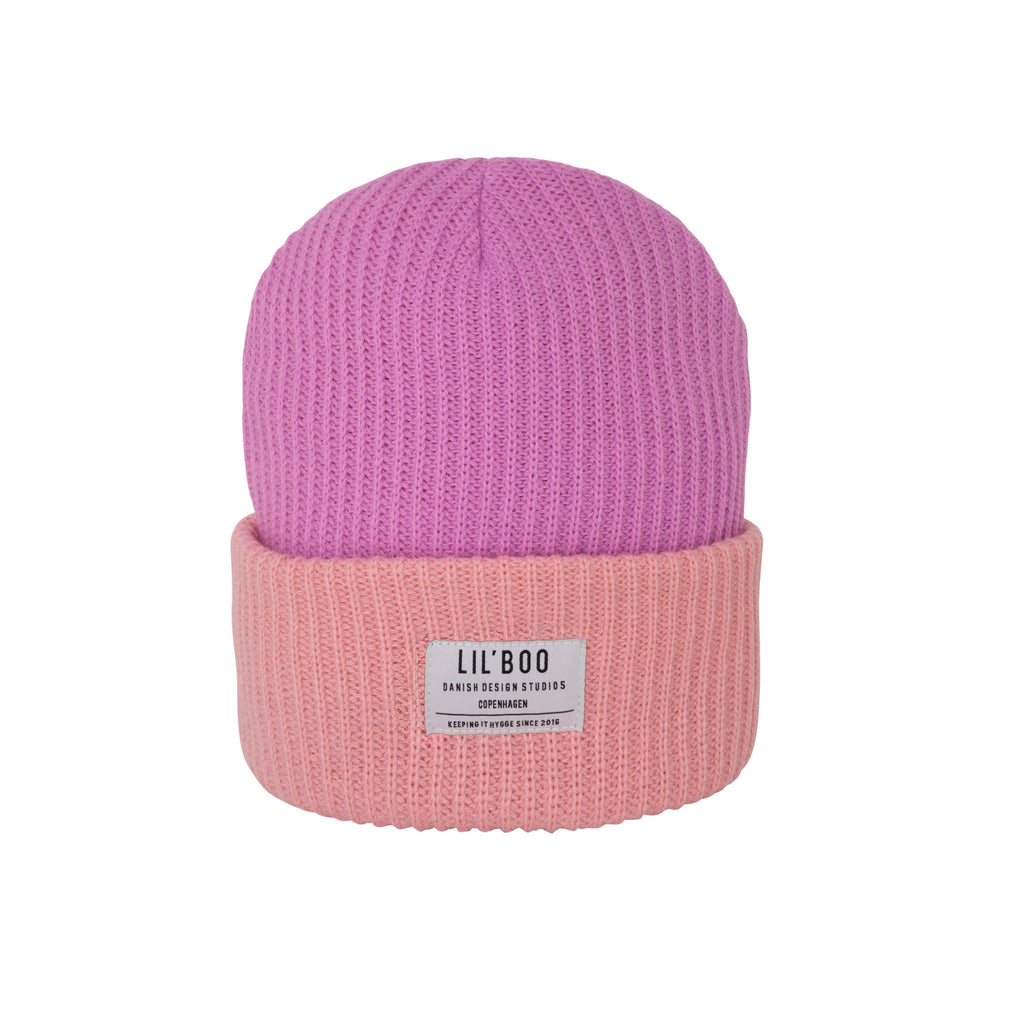 HYGGE BEANIE – PINK/PURPLE