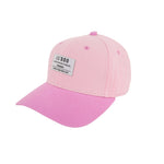 Organic Block Snapback - Pink/Purple