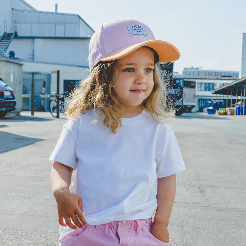 Organic Block Snapback - Pink/Orange - MintMouse (Unicorner Concept Store)