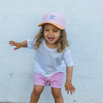 Organic Block Snapback - Pink/Orange - MintMouse (Unicorner Concept Store)