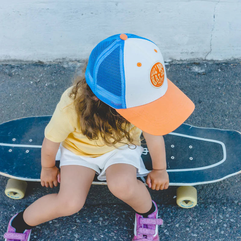Trucker cap - Blue/Orange - MintMouse (Unicorner Concept Store)