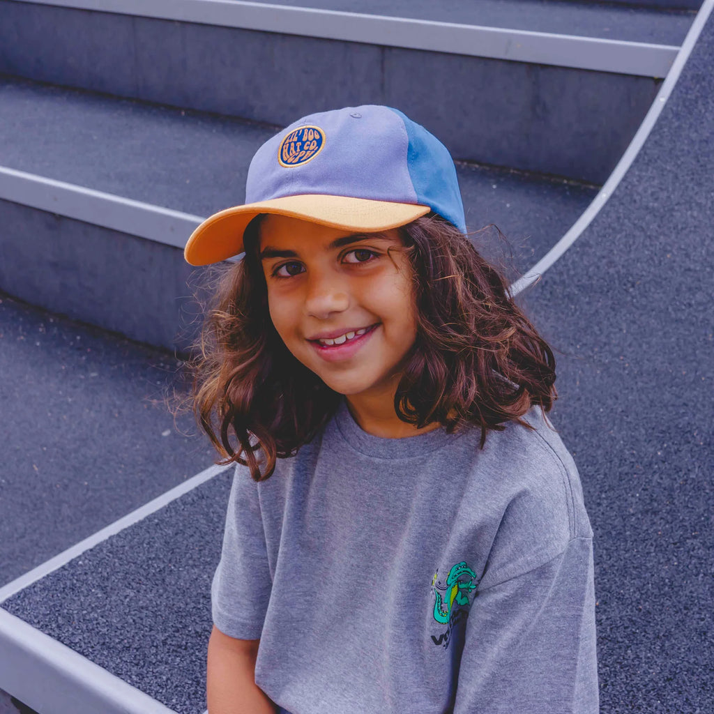 Block Storm Dad Cap - Orange/teal - MintMouse (Unicorner Concept Store)
