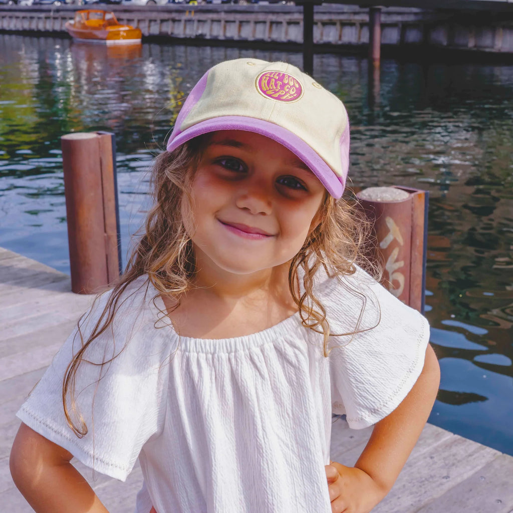 Block Bloom Dad Cap - Pink/purple - MintMouse (Unicorner Concept Store)