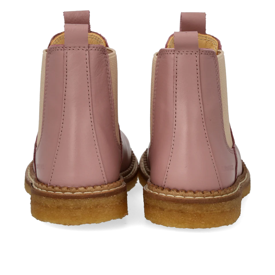 Chelsea boots with heart - Faded Rose/Rose Copper/Rose Elastic