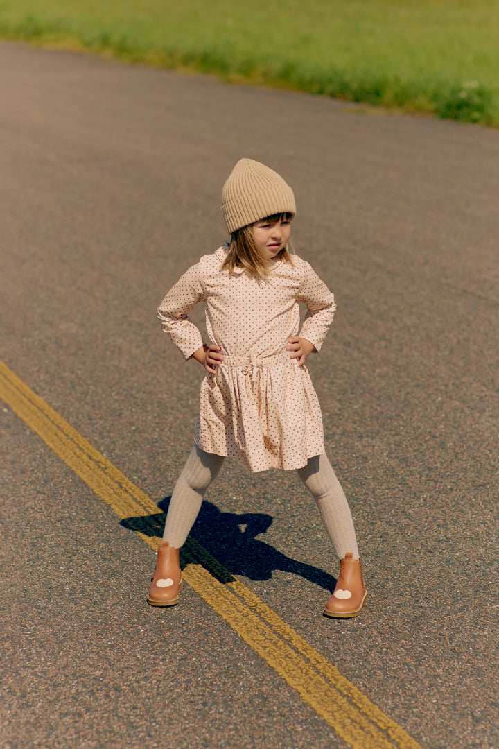 Chelsea boots with heart - Tan/Buttermilk/Cognac - MintMouse (Unicorner Concept Store)