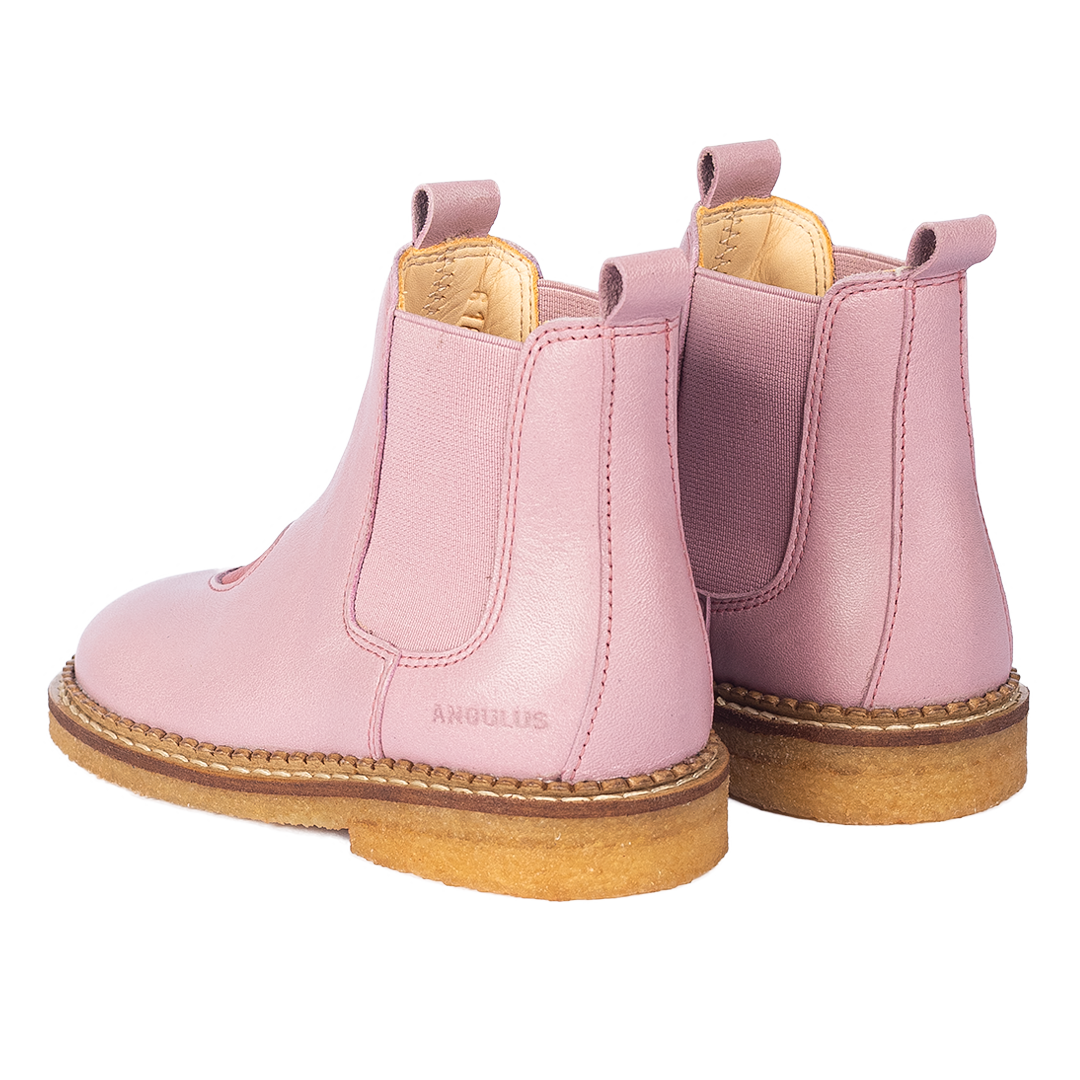 Chelsea boots with heart - Mauve - MintMouse (Unicorner Concept Store)