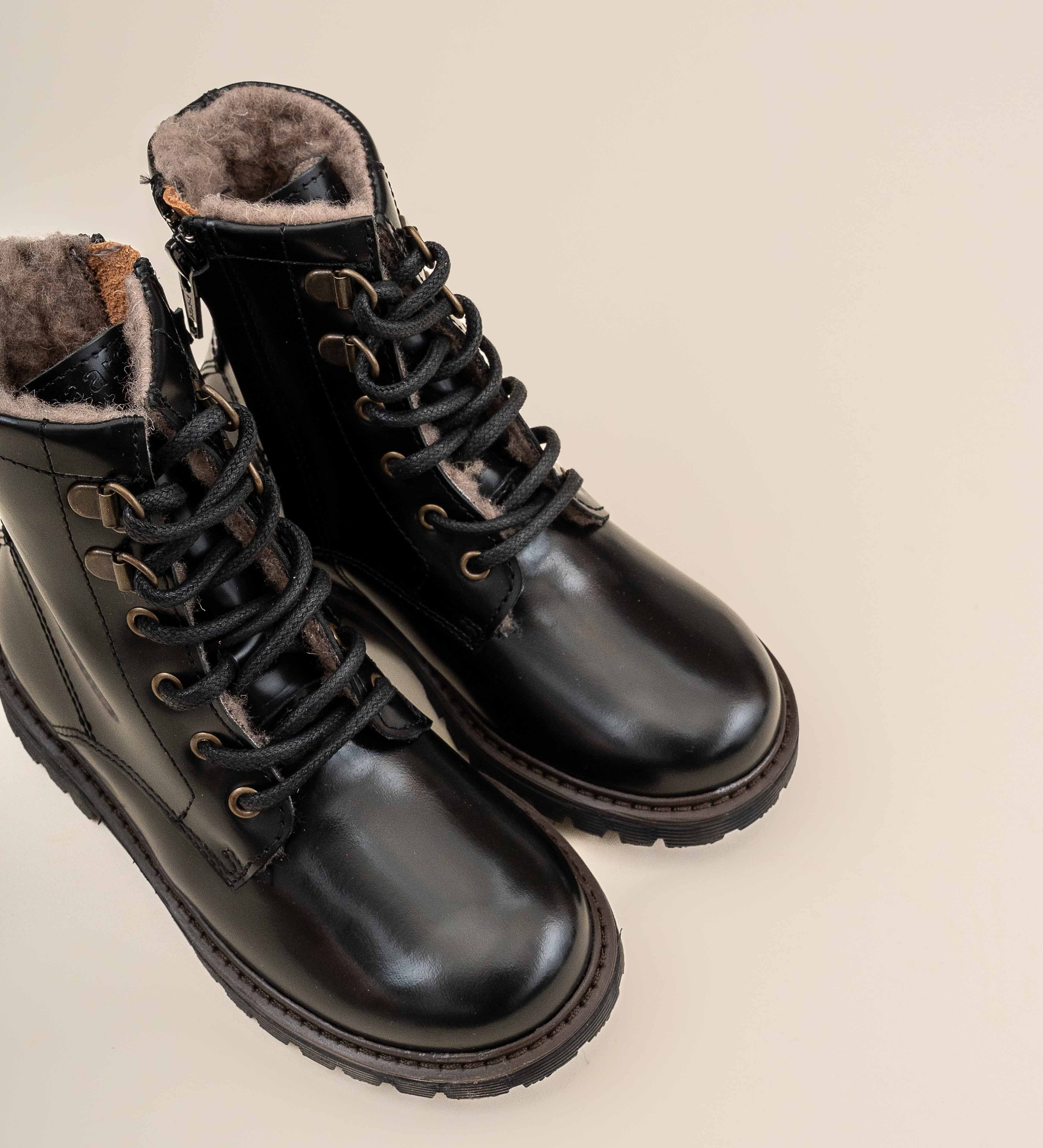 (61904.1031) Bisgaard Maia Tex- Black Polido - MintMouse (Unicorner Concept Store)