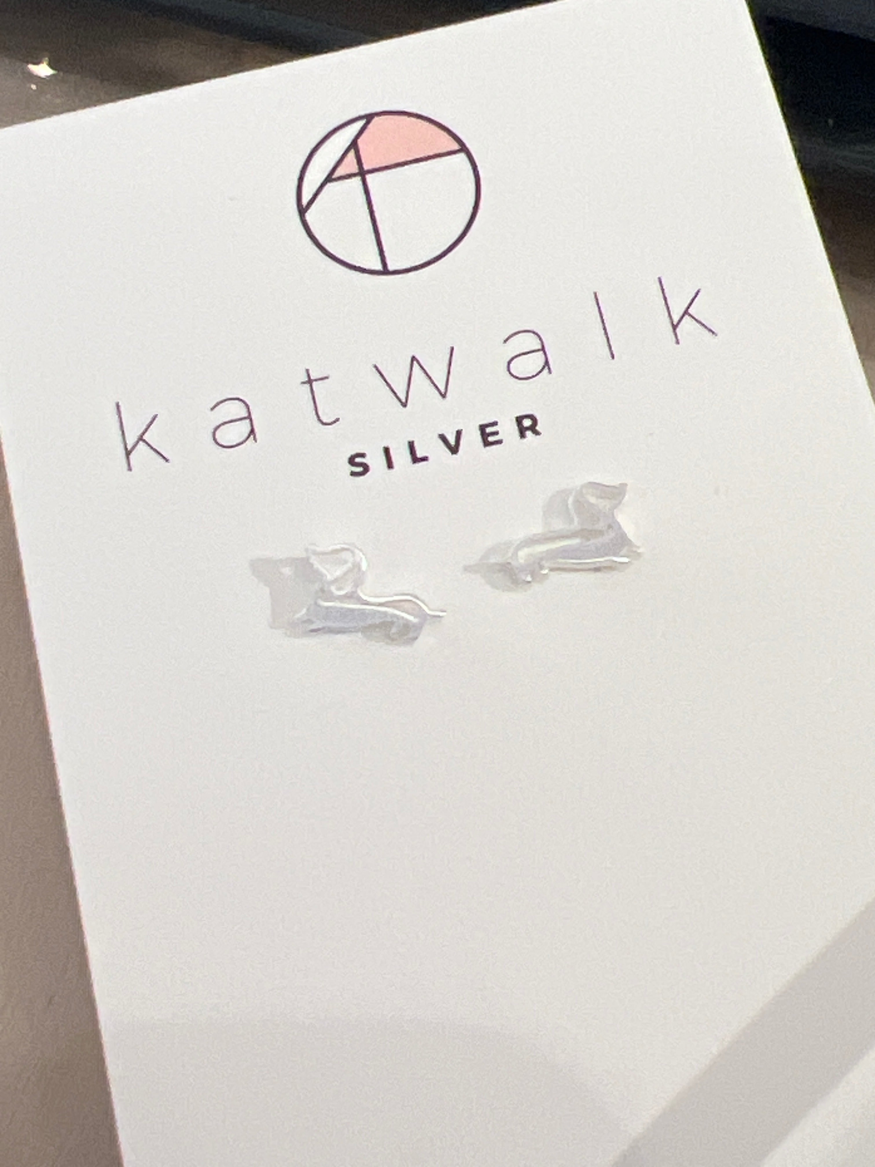 EARRINGS DACHSHUND SILVER - MintMouse (Unicorner Concept Store)