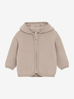 (6521) Jacket Ears Wool Fleece - Mahogany Rose