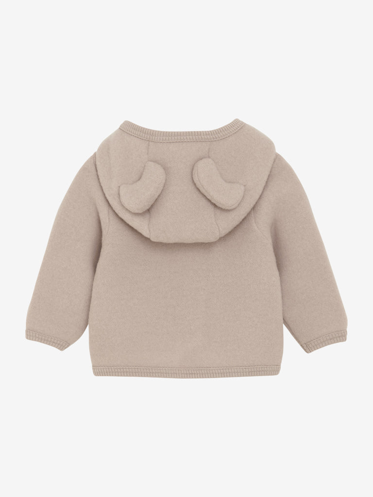 (6521) Jacket Ears Wool Fleece - Mahogany Rose - MintMouse (Unicorner Concept Store)