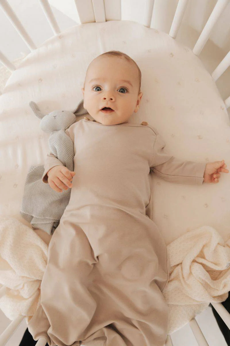 Jersey mid-season sleeping bag with sleeves - Camel - MintMouse (Unicorner Concept Store)