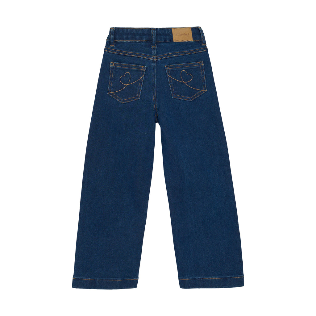 (6532-776) Minymo - Jeans wide loose fit - Denim