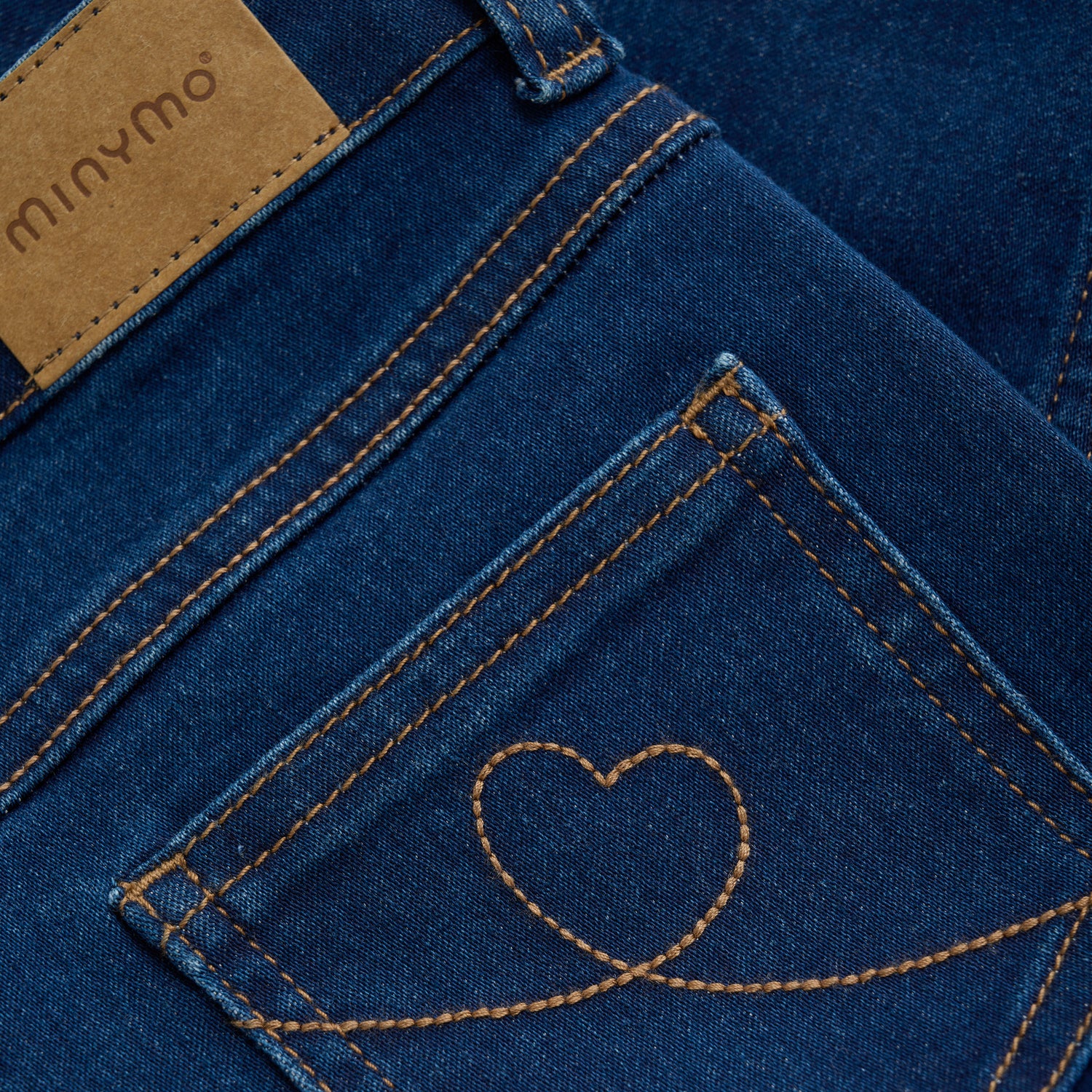 (6532-776) Minymo - Jeans wide loose fit - Denim