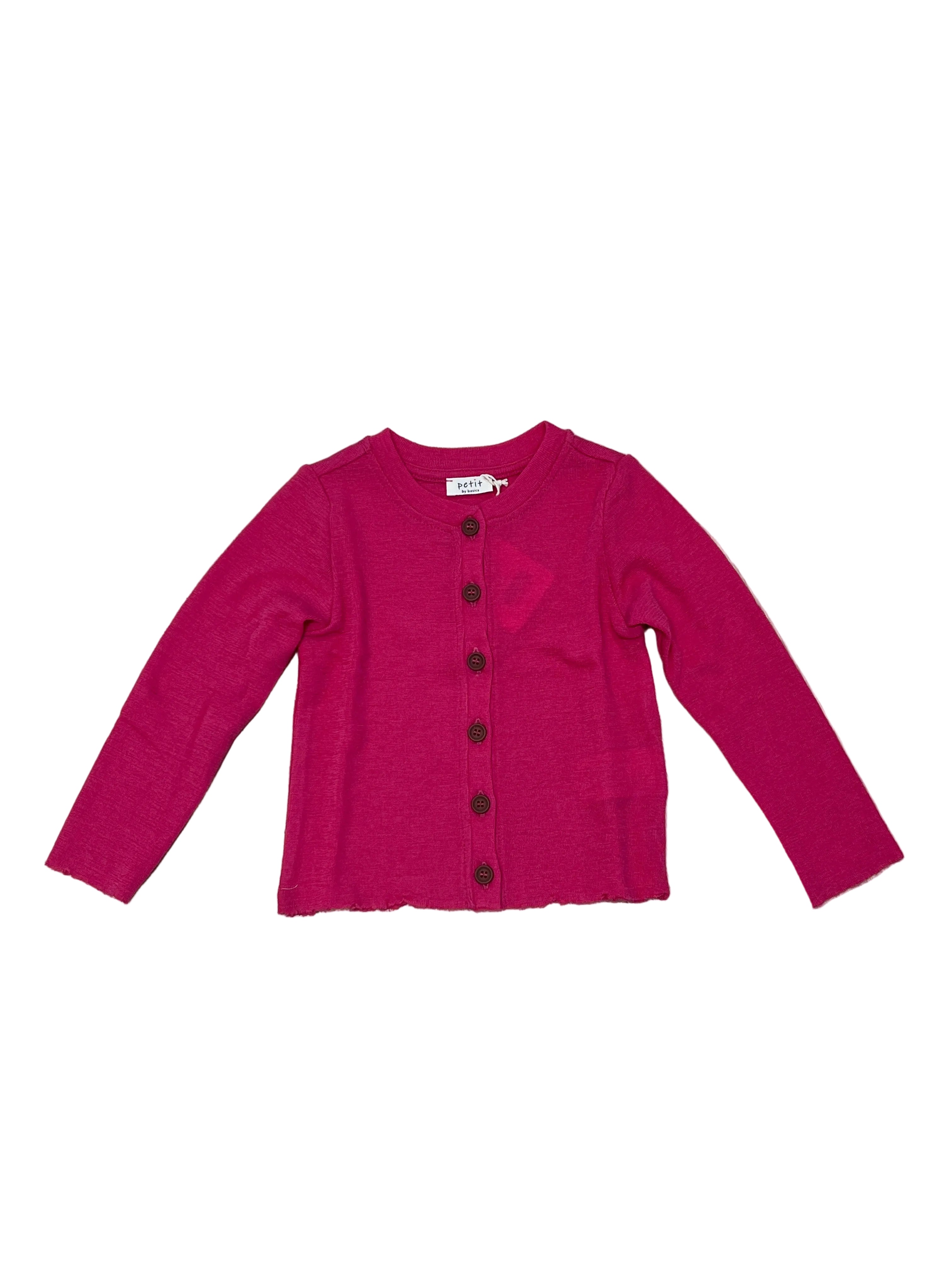 108003 - Classic cardigan, merino wool - 333 pink - MintMouse (Unicorner Concept Store)