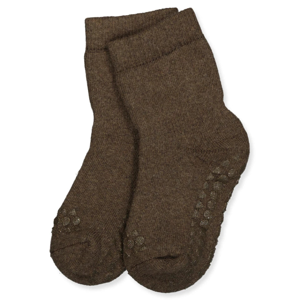 Anti-slip Terry cotton socks - Chocolate - MintMouse (Unicorner Concept Store)
