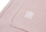 Blanket Crib 75x100cm Basic Knit - Pink Fleece