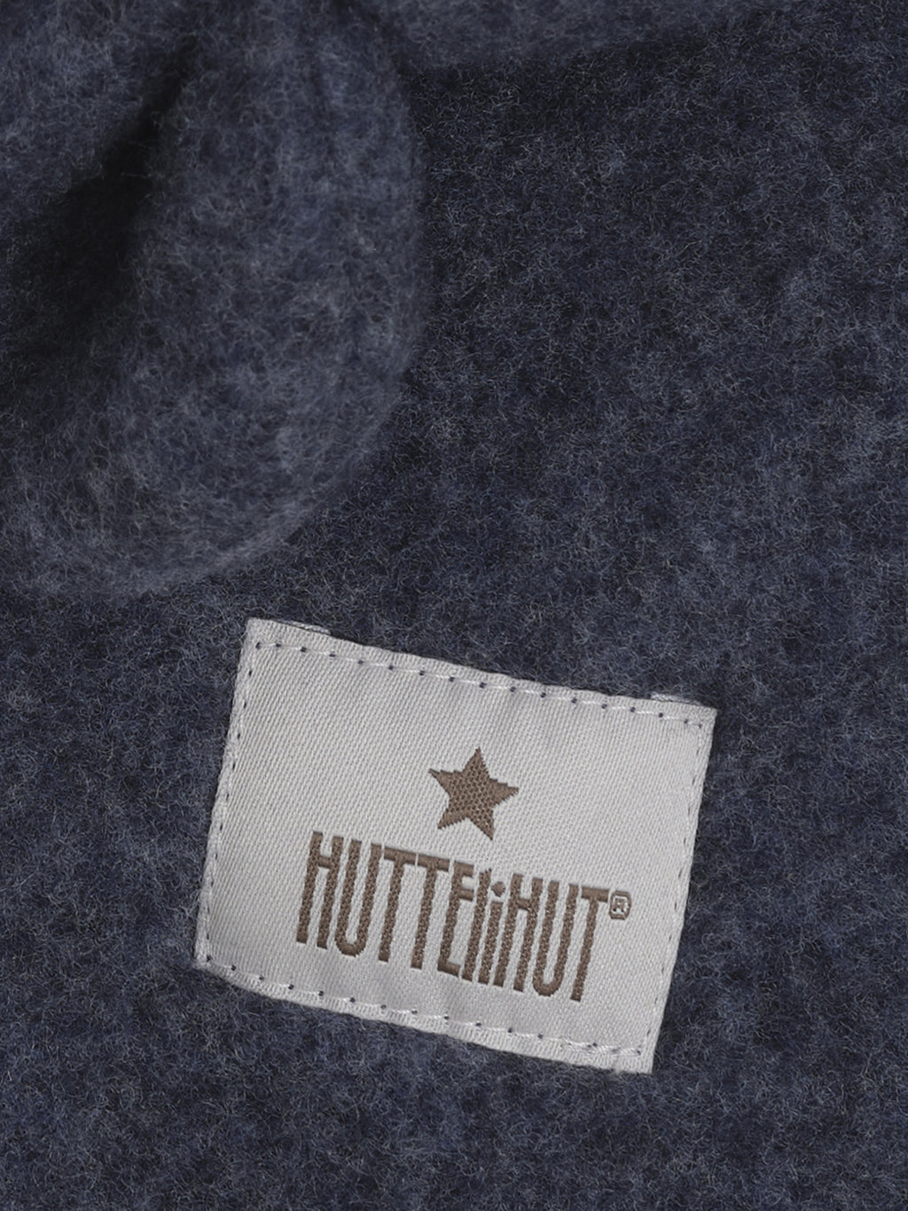 Balaclava Ears Wool Fleece - Ombre Blue Melange