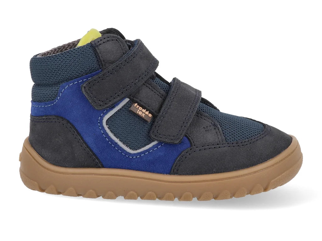 Froddo Children's Ankle Boots - BAREFOOT UP HILL TEX Blue