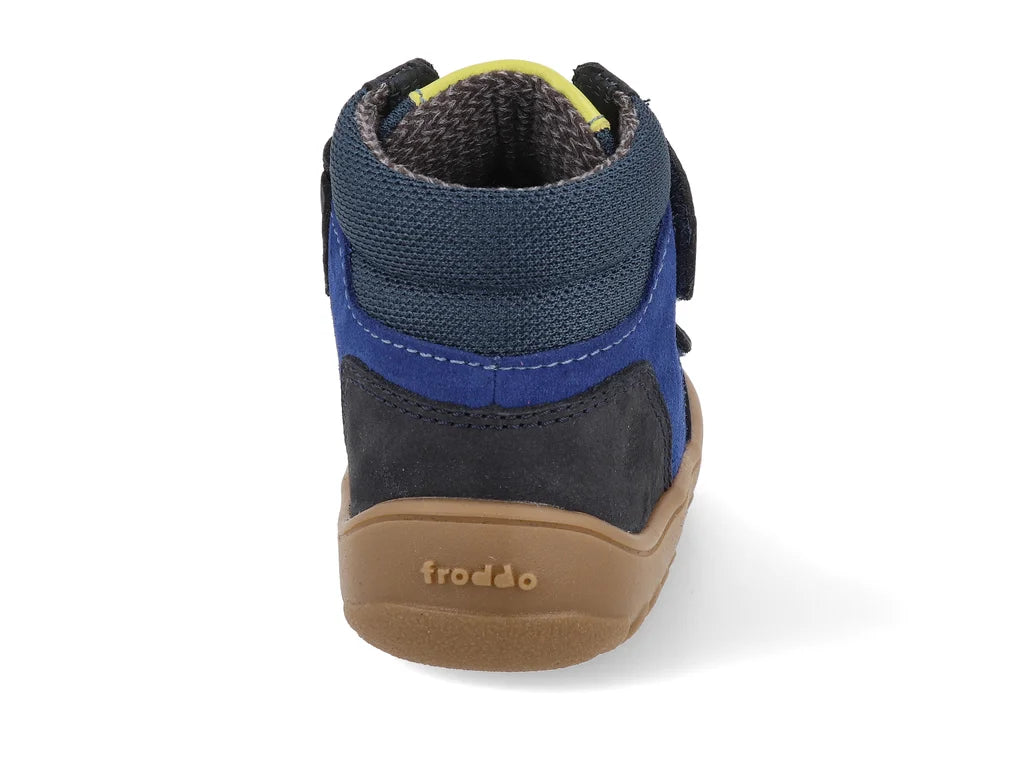 Froddo Children's Ankle Boots - BAREFOOT UP HILL TEX Blue