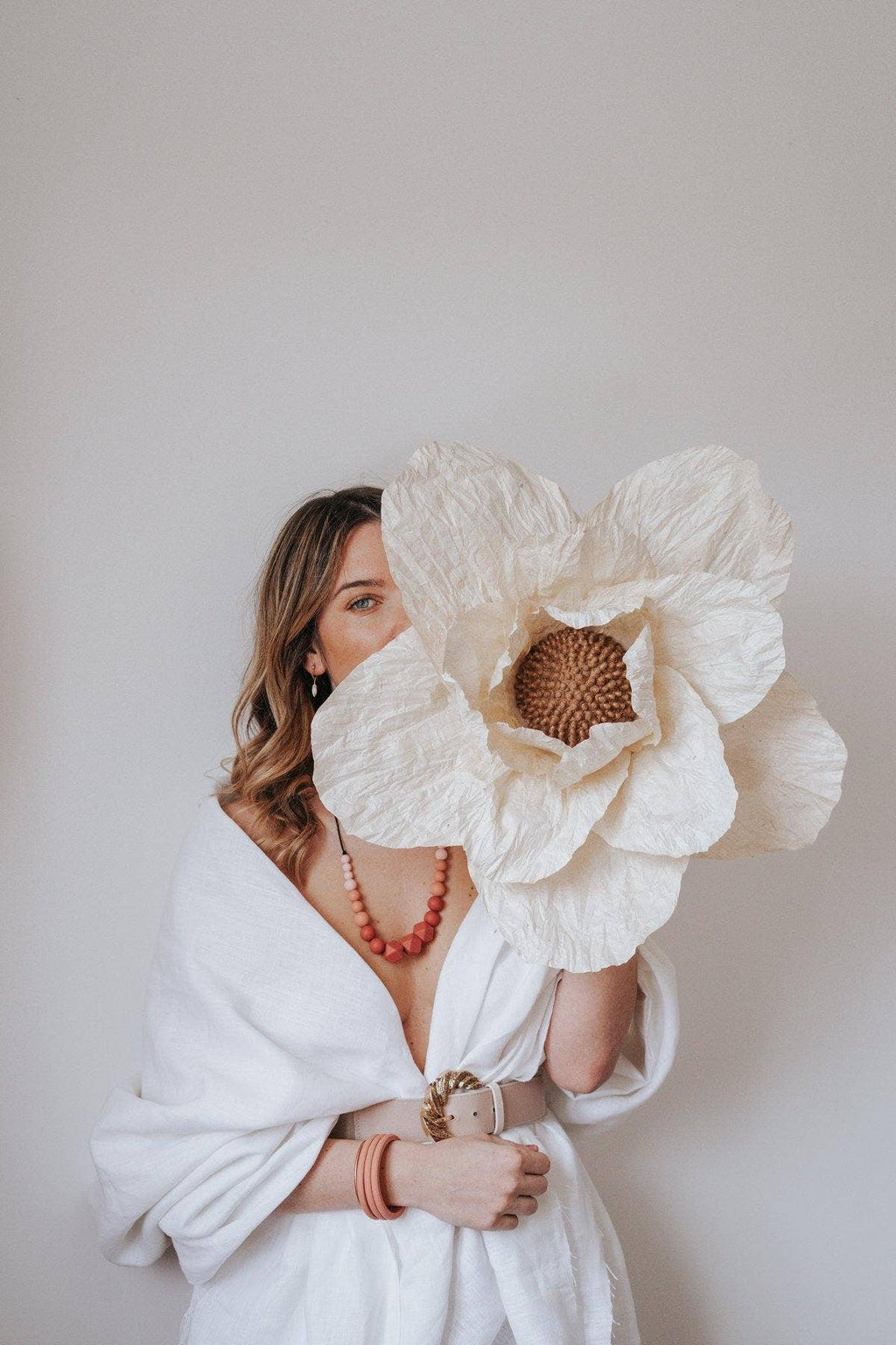 Solène | Breastfeeding, wearing and teething jewelry: Terracotta (Terracota-Nude-Pearl Pink) - MintMouse (Unicorner Concept Store)