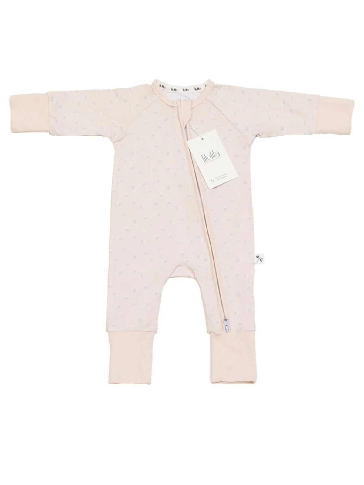 Coral Flower Bamboo Zippy Romper - MintMouse (Unicorner Concept Store)
