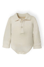 Polo Baby Bodysuit - Sand