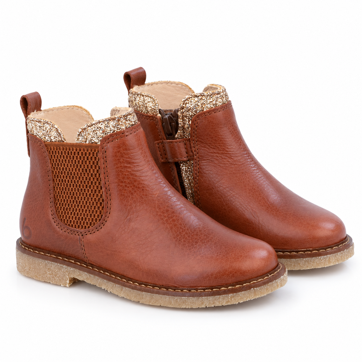 Light Brown Leather Boot (25656-B)