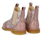 Chelsea boots  with brogue lace pattern - Faded Rose / Blossom - MintMouse (Unicorner Concept Store)
