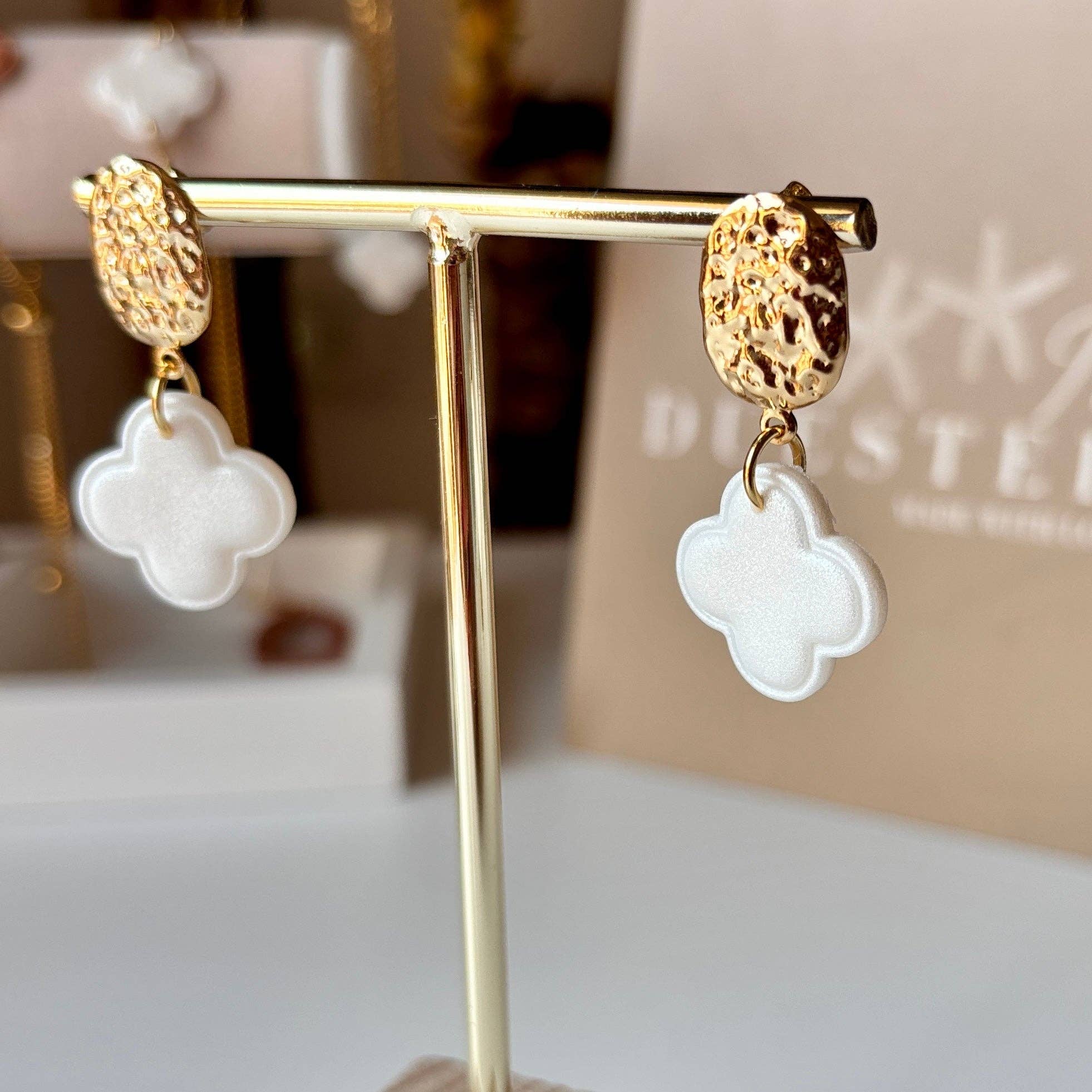 PURE CLOVER DROP - EARRINGS: Sable - MintMouse (Unicorner Concept Store)