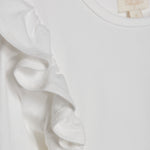 (822491) - Creamie - T-shirt LS Ruffle